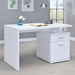 Irving - 2-Drawer Office Computer Desk - Premium Computer Desks from CoasterEveryday - Just $249! Shop now at Furniture Wholesale Plus  We are the best furniture store in Nashville, Hendersonville, Goodlettsville, Madison, Antioch, Mount Juliet, Lebanon, Gallatin, Springfield, Murfreesboro, Franklin, Brentwood