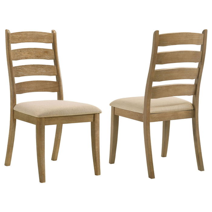 Danvers - Wood Dining Side Chair (Set of 2) - Brown Oak – Chair Sets by Coaster Fine Furniture at Furniture Wholesale Plus , Nashville furniture store