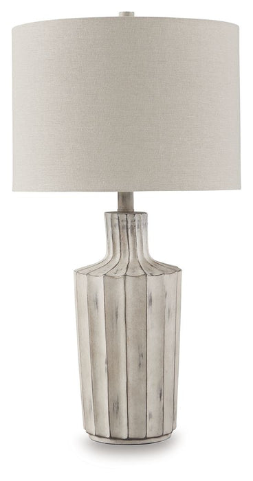 Imre - Poly Table Lamp - Distressed Brown – Table Lamps by Signature Design by Ashley® at Furniture Wholesale Plus , Nashville furniture store
