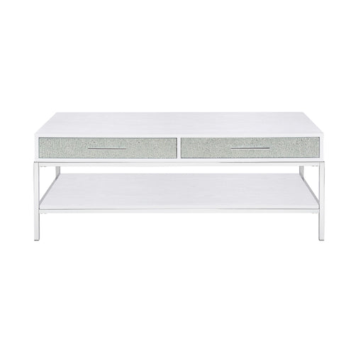 Mirage - Coffee Table - White – Coffee Tables by Steve Silver Furniture at Furniture Wholesale Plus , Nashville furniture store