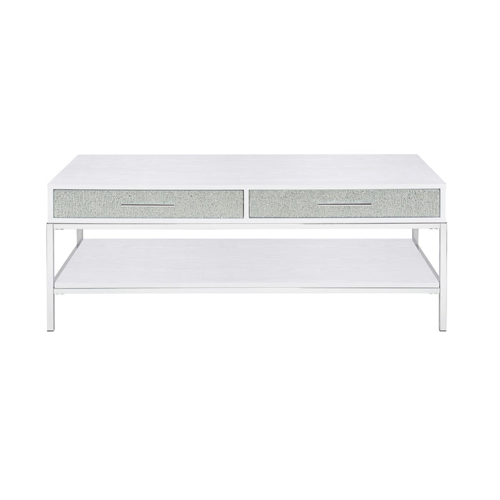 Mirage - Coffee Table - White – Coffee Tables by Steve Silver Furniture at Furniture Wholesale Plus , Nashville furniture store