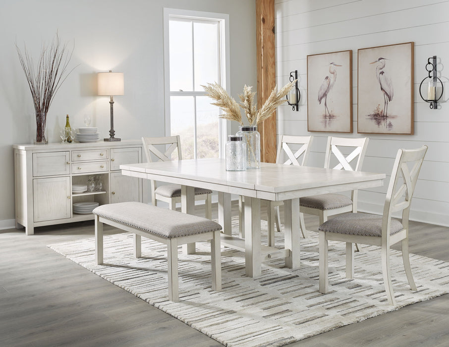 Robbinsdale - Rectangular Dining Room Extension Table Set – 7 Piece Dining Room Sets by Signature Design by Ashley® at Furniture Wholesale Plus , Nashville furniture store