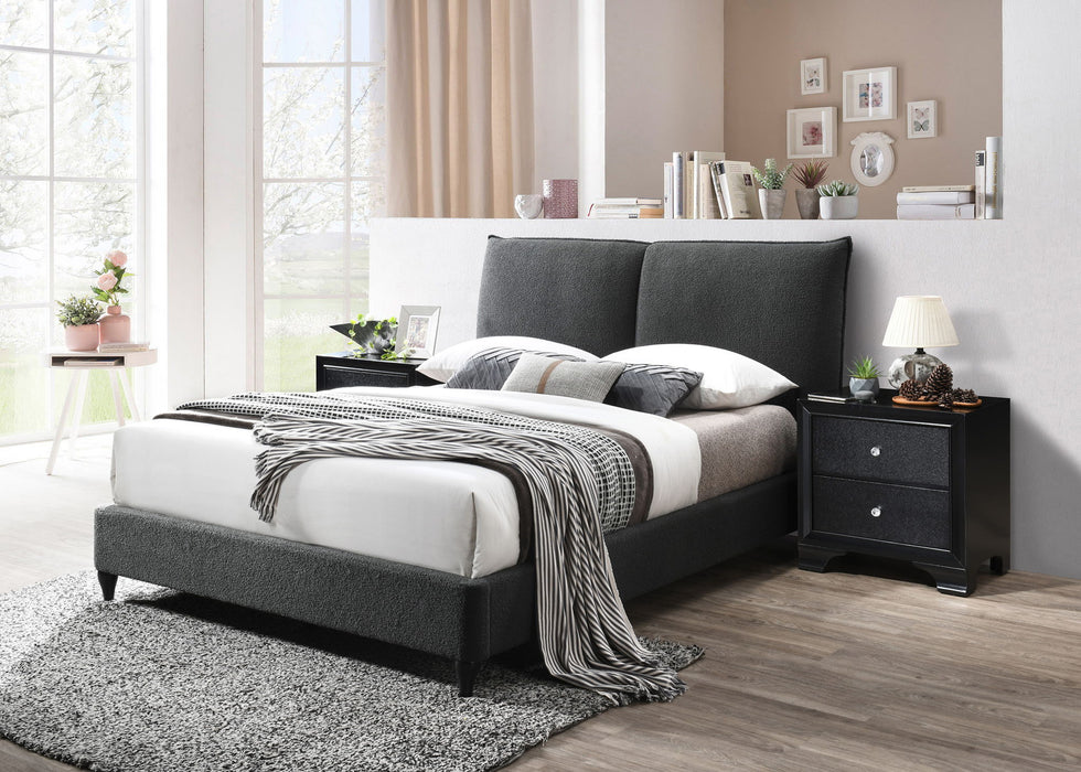 Jenn - Upholstered Bed With Decking Board Set – Upholstered Beds by Crown Mark at Furniture Wholesale Plus , Nashville furniture store