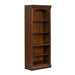 Brayton Manor - Jr Executive Open Bookcase - Cognac – Standard Bookcases by Liberty Furniture at Furniture Wholesale Plus , Nashville furniture store