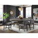 Collins - Dining Table Complete - Gray – Dining Tables by Elements International at Furniture Wholesale Plus , Nashville furniture store