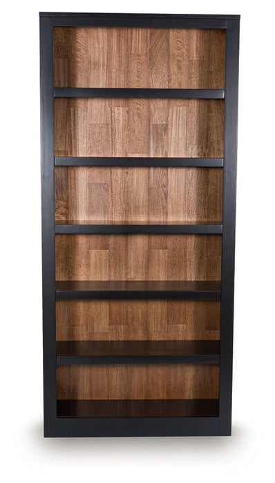Wildenauer - Bookcase - Brown / Black – Standard Bookcases by Signature Design by Ashley® at Furniture Wholesale Plus , Nashville furniture store