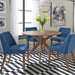 Space Savers - 5 Piece Pedestal Table Set - Walnut – 5 Piece Dining Room Sets by Liberty Furniture at Furniture Wholesale Plus , Nashville furniture store