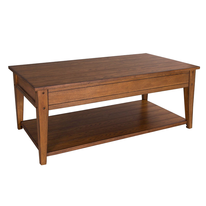 Lake House - Lift Top Cocktail Table – Cocktail Tables by Liberty Furniture at Furniture Wholesale Plus , Nashville furniture store