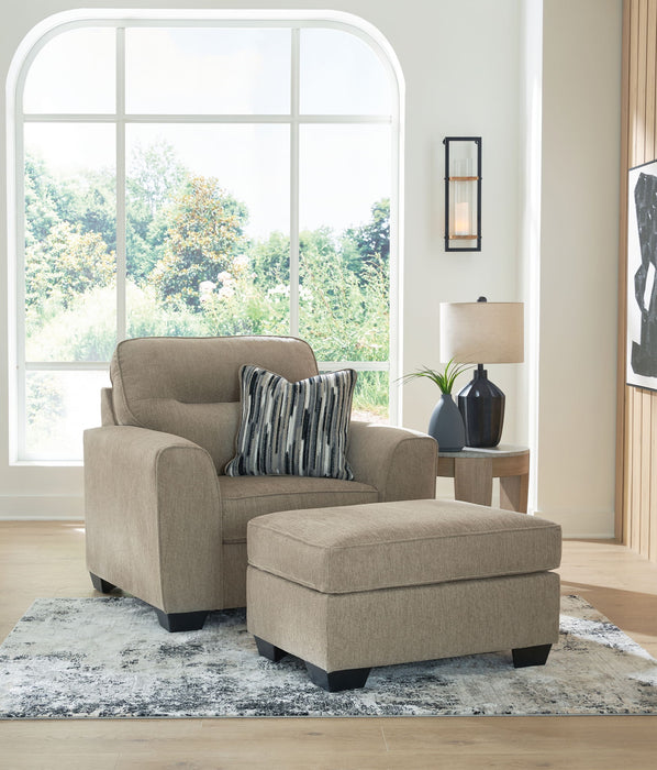 Olten - Living Room Set – Stationary Chair & Ottoman by Benchcraft® at Furniture Wholesale Plus , Nashville furniture store