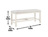 Hyland - Counter Height Bench - Premium Counter Benches from Steve Silver Furniture - Just $229! Shop now at Furniture Wholesale Plus  We are the best furniture store in Nashville, Hendersonville, Goodlettsville, Madison, Antioch, Mount Juliet, Lebanon, Gallatin, Springfield, Murfreesboro, Franklin, Brentwood