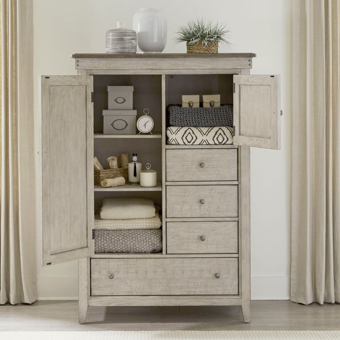 Ivy Hollow - Door Chest - Weathered Linen / Dusty Taupe – Door Chests by Liberty Furniture at Furniture Wholesale Plus , Nashville furniture store
