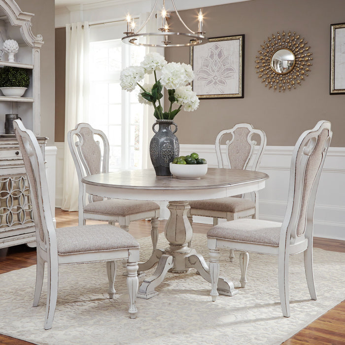 Magnolia Manor - Pedestal Table Set – 5 Piece Dining Room Sets by Liberty Furniture at Furniture Wholesale Plus , Nashville furniture store