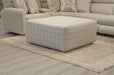 McPherson - Castered Cocktail Ottoman - White – Coffee Table Ottomans by Catnapper at Furniture Wholesale Plus , Nashville furniture store