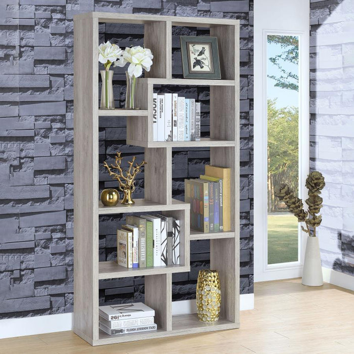 Theo - 6-Shelf Bookshelf - Premium Standard Bookcases from CoasterEveryday - Just $249! Shop now at Furniture Wholesale Plus  We are the best furniture store in Nashville, Hendersonville, Goodlettsville, Madison, Antioch, Mount Juliet, Lebanon, Gallatin, Springfield, Murfreesboro, Franklin, Brentwood