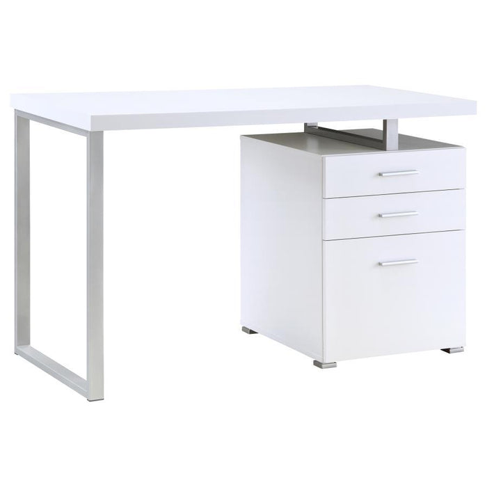 Brennan - 3-Drawer Office Computer Desk - Premium Computer Desks from CoasterEveryday - Just $279! Shop now at Furniture Wholesale Plus  We are the best furniture store in Nashville, Hendersonville, Goodlettsville, Madison, Antioch, Mount Juliet, Lebanon, Gallatin, Springfield, Murfreesboro, Franklin, Brentwood