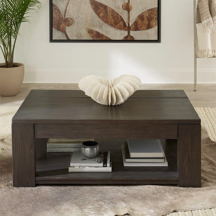 Lennox Hill - Lift Top Cocktail Table - Bark – Cocktail Tables by Liberty Furniture at Furniture Wholesale Plus , Nashville furniture store