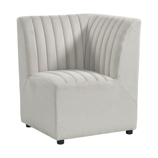 Jemma - Dining Corner Chair - Beige Linen – Side Chairs by Elements International at Furniture Wholesale Plus , Nashville furniture store