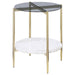 Jonelle - Round Glass Top Table – End Tables by CoasterEveryday at Furniture Wholesale Plus , Nashville furniture store