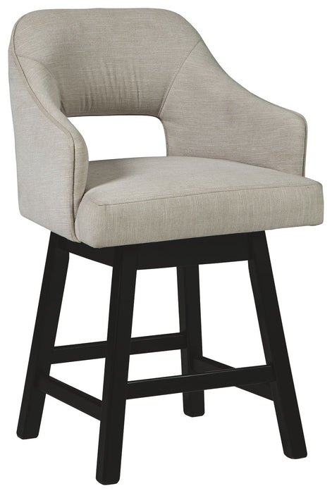 Tallenger - Upholstered Swivel Barstool (Set of 2) - Premium Stool Sets from Signature Design by Ashley® - Just $378! Shop now at Furniture Wholesale Plus  We are the best furniture store in Nashville, Hendersonville, Goodlettsville, Madison, Antioch, Mount Juliet, Lebanon, Gallatin, Springfield, Murfreesboro, Franklin, Brentwood