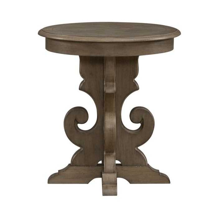 Magnolia Manor - Round End Table – End Tables by Liberty Furniture at Furniture Wholesale Plus , Nashville furniture store
