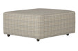 McPherson - Castered Cocktail Ottoman - White – Coffee Table Ottomans by Catnapper at Furniture Wholesale Plus , Nashville furniture store