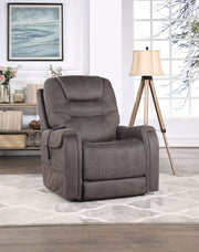 Brisbane - Power Lift Chair - Dark Gray – Lift Chairs by Steve Silver Furniture at Furniture Wholesale Plus , Nashville furniture store