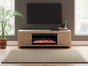 Cayboni - LG TV Stand With Fireplace Option – TV Stands by Signature Design by Ashley® at Furniture Wholesale Plus , Nashville furniture store