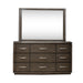 Cascade Falls - Dresser & Mirror - Satin Espresso – Dresser & Mirror by Liberty Furniture at Furniture Wholesale Plus , Nashville furniture store