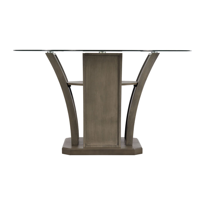 Dapper - Round Dining Table – Dining Tables by Elements International at Furniture Wholesale Plus , Nashville furniture store