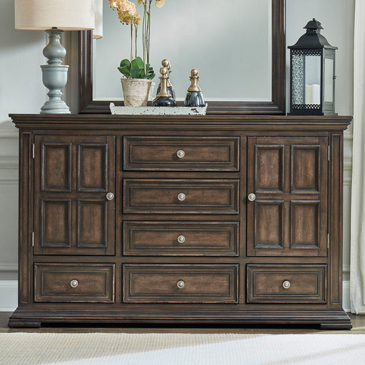 Big Valley - 2 Door 6 Drawer Dresser – Dressers by Liberty Furniture at Furniture Wholesale Plus , Nashville furniture store