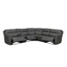 Camaro - 6 Piece Sectional - Nugget Gray – Reclining Sectionals by Elements International at Furniture Wholesale Plus , Nashville furniture store