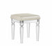 Twenty Nine - Vanity Stool With Acrylic Leg – Vanity Stools by Elements International at Furniture Wholesale Plus , Nashville furniture store