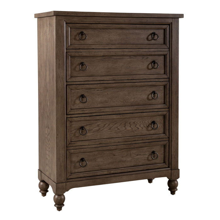 Americana Farmhouse - 5 Drawer Chest – Accent Chests by Liberty Furniture at Furniture Wholesale Plus , Nashville furniture store