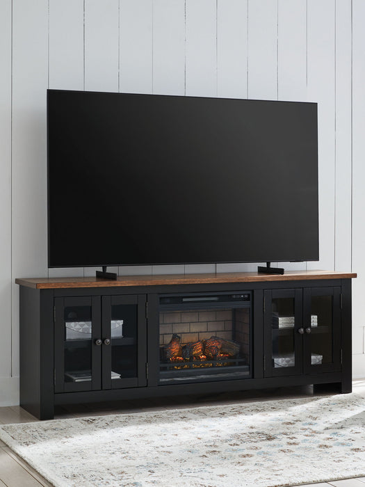 Wildenauer - 76" TV Stand With Electric Fireplace – Fireplace TV Stands by Signature Design by Ashley® at Furniture Wholesale Plus , Nashville furniture store