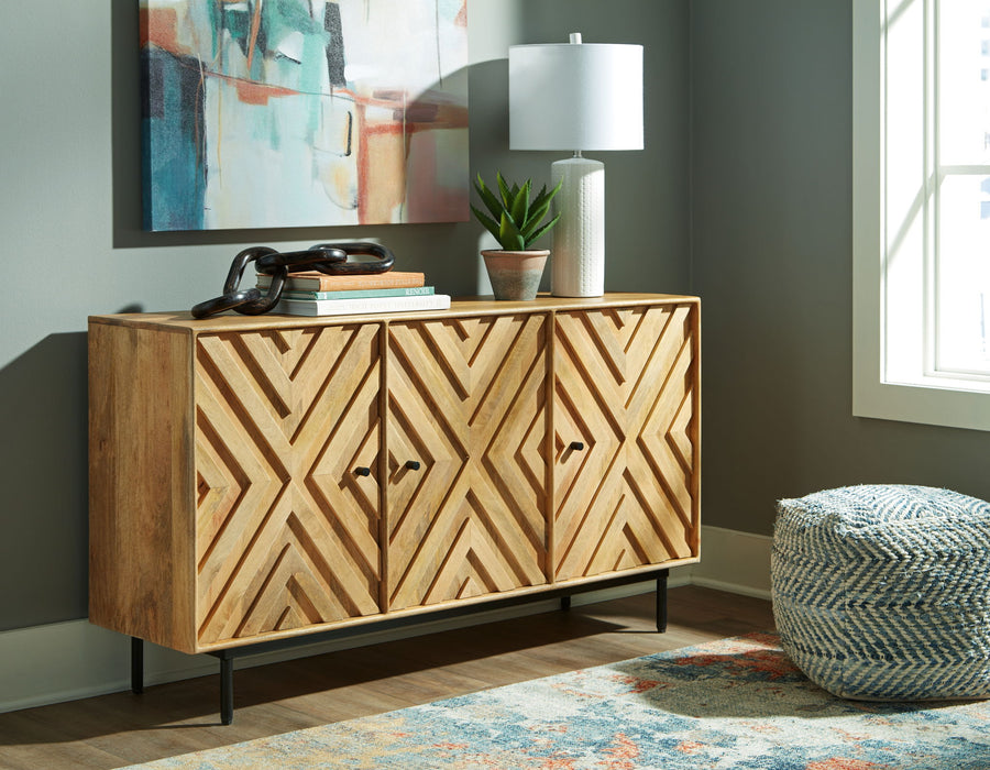 Cadewick - Accent Cabinet - Natural – Accent Cabinets by Signature Design by Ashley® at Furniture Wholesale Plus , Nashville furniture store