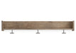Oliah - Wall Mounted Coat Rack w/Shelf - Natural – Wall Mounted Coat Racks by Signature Design by Ashley® at Furniture Wholesale Plus , Nashville furniture store