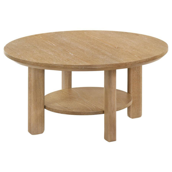 Ottowa - Round Wood Table With Shelf – End Tables by Coaster Fine Furniture at Furniture Wholesale Plus , Nashville furniture store