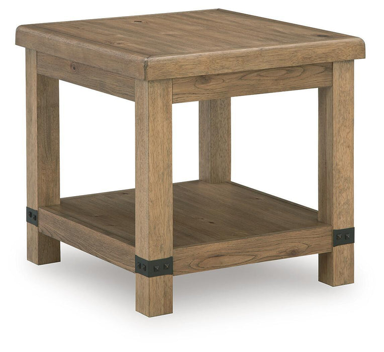 Ridgester - Rectangular End Table - Light Brown – End Tables by Signature Design by Ashley® at Furniture Wholesale Plus , Nashville furniture store