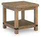 Ridgester - Rectangular End Table - Light Brown – End Tables by Signature Design by Ashley® at Furniture Wholesale Plus , Nashville furniture store