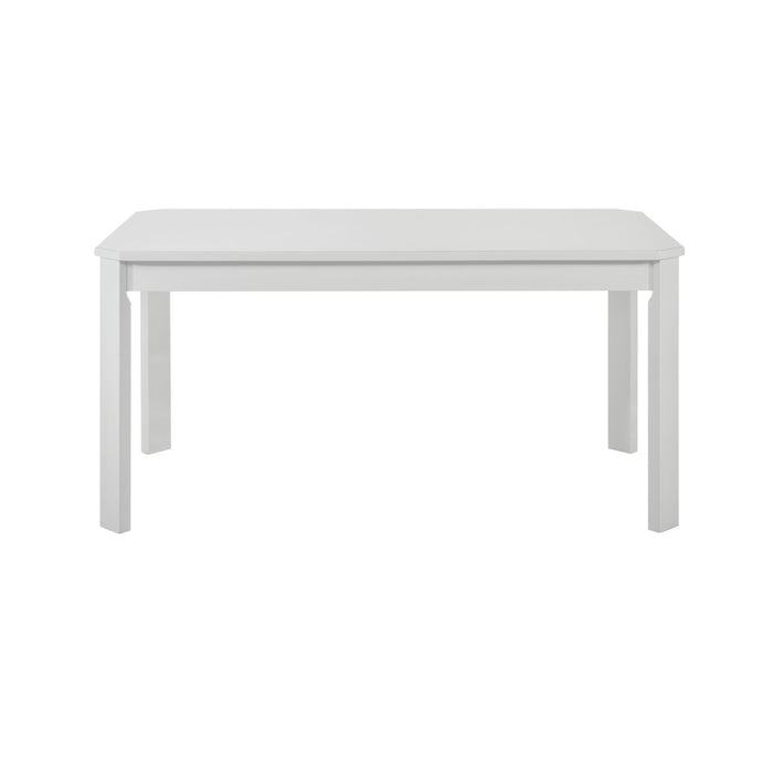 Travis Youth - 5 Piece Dining Set With Table And 4 Chairs - White – 5 Piece Dining Room Sets by Elements International at Furniture Wholesale Plus , Nashville furniture store