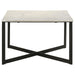 Tobin - Square Marble Top Table – End Tables by Coaster Fine Furniture at Furniture Wholesale Plus , Nashville furniture store