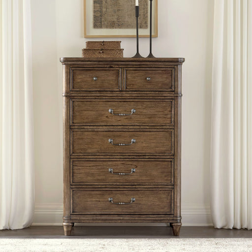 Harrison Heights - 5 Drawer Chest - Sienna – Accent Chests by Liberty Furniture at Furniture Wholesale Plus , Nashville furniture store