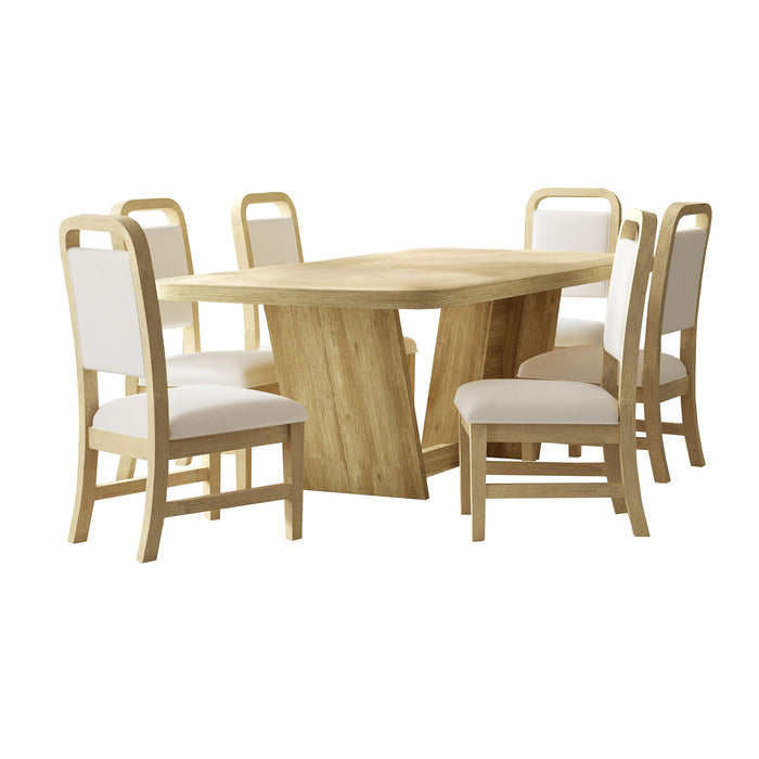 Ridgemont - Standard Height Dining Set – 7 Piece Dining Room Sets by Elements International at Furniture Wholesale Plus , Nashville furniture store