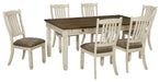 Bolanburg - Rectangular Dining Table Set - Premium 5 Piece Dining Room Sets from Signature Design by Ashley® - Just $1298! Shop now at Furniture Wholesale Plus  We are the best furniture store in Nashville, Hendersonville, Goodlettsville, Madison, Antioch, Mount Juliet, Lebanon, Gallatin, Springfield, Murfreesboro, Franklin, Brentwood