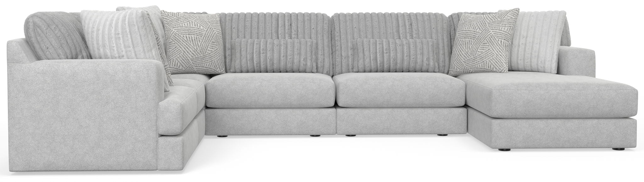 Logan - Upholstered Sectional With Comfort Coil Seating And Accent Pillows Included - Premium Stationary Sectionals from Jackson - Just $1849! Shop now at Furniture Wholesale Plus  We are the best furniture store in Nashville, Hendersonville, Goodlettsville, Madison, Antioch, Mount Juliet, Lebanon, Gallatin, Springfield, Murfreesboro, Franklin, Brentwood