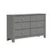 Sami - Youth 6-Drawer Dresser – Dressers by Elements International at Furniture Wholesale Plus , Nashville furniture store