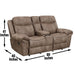 Nashville - Glider Recliner Console Loveseat – Reclining Loveseats by Steve Silver Furniture at Furniture Wholesale Plus , Nashville furniture store
