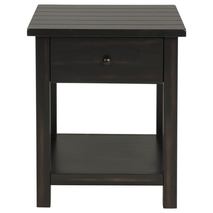 Payne - 1 Drawers Wood End Table with Shelf – End Tables by Coaster Fine Furniture at Furniture Wholesale Plus , Nashville furniture store