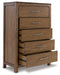 Cabalynn - Five Drawer Chest - Light Brown – Accent Chests by Signature Design by Ashley® at Furniture Wholesale Plus , Nashville furniture store