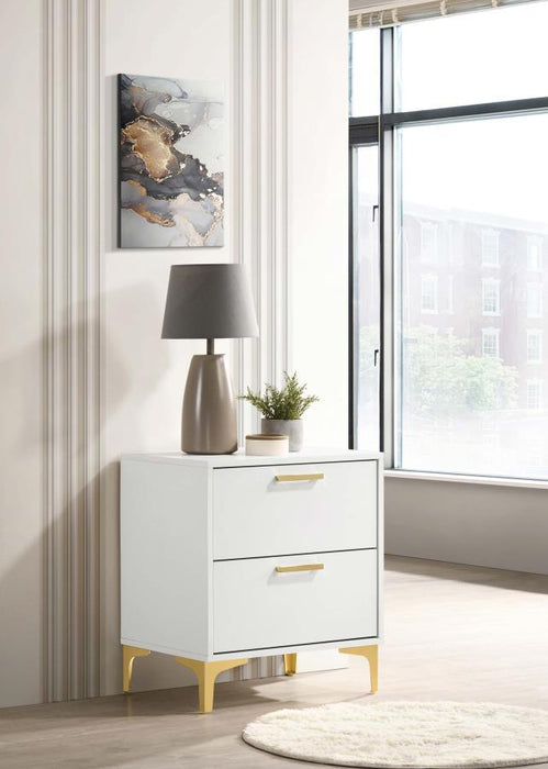 Kendall - 2-Drawer Nightstand – Accent Nightstands by CoasterEveryday at Furniture Wholesale Plus , Nashville furniture store
